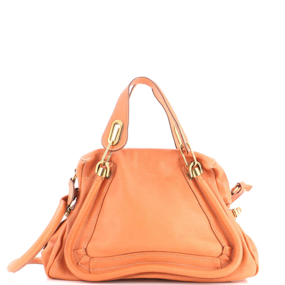 Chloe Medium Paraty Top Handle Bag Leather